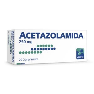 Acetazolamida 250 mg x 20 com