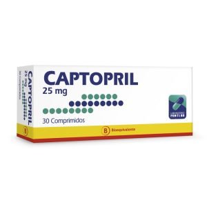 Captopril 25 mg x 30 com
