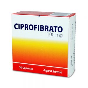 Ciprofibrato 100 mg x 30 cap