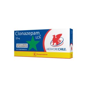 Clonazapam 2 mg x 30 com