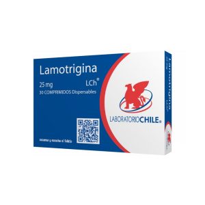 Lamotrigina 25 mg x 30 com dispersables