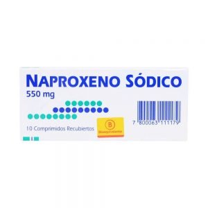 Naproxeno 550 mg x 10 com recubiertos