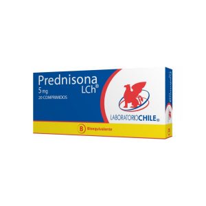 Prednisona 5 mg x 20 com