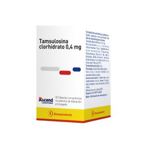 Tamsulosina 0,4 mg x 30 cap