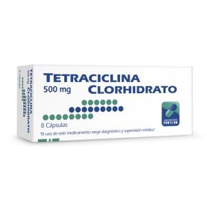 Tetraciclina 500 mg x 8 cap