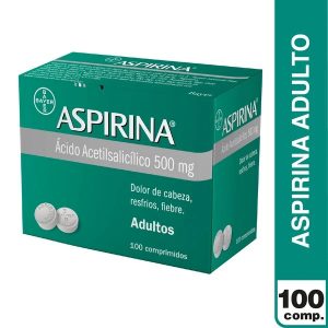Aspirina 500 mg x 100 com