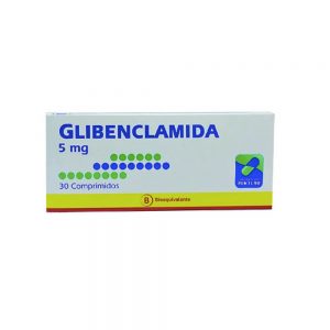 Glibenclamida 5 mg x 30 com