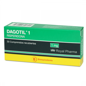 Dagotil Risperidona 1 mg 30 Comprimidos