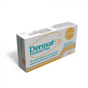 Deroxat CR Paroxetina 12,5 mg 30 Comprimidos Liberacion Prolongada