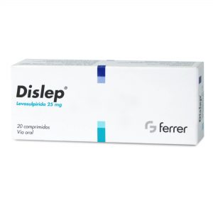 Dislep Levosulpirida 25 mg 20 Comprimidos