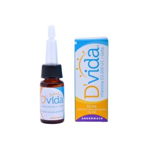 Dvida D3 Vitamina D3 200 UI/GT Gotas 10 mL