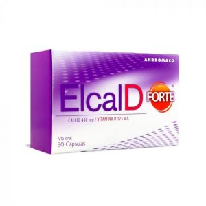 Elcal-D Forte Calcio 450 mg 30 Cápsulas