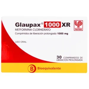 Glaupax XR 1000 mg 30 Comprimidos