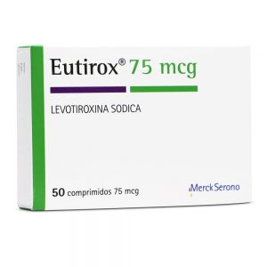 Eutirox 75 mcg 50 Comprimidos