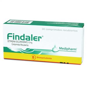 Findaler Cetirizina 10 mg x 30 comprimidos