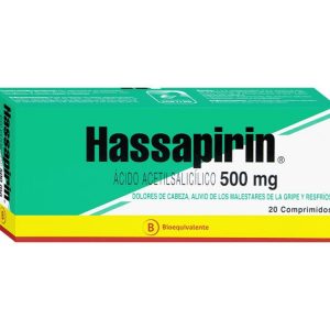 Hassapirin 500 mg 20 Comprimidos