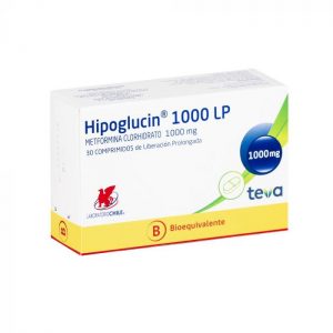 Hipoglucin 1000 LP 30 Comprimidos Liberacion Prolongada