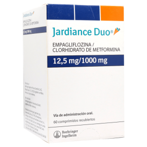 Jardiance duo empagliflozina 12,5 mg x 60 comprimidos recubiertos