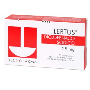 Lertus 25 mg x 20 Comprimidos