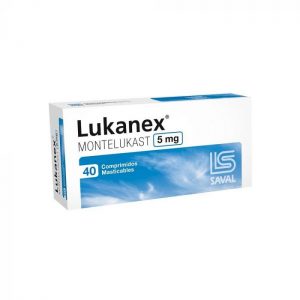 Lukanex Montelukast 5 mg 40 Comprimidos Masticables