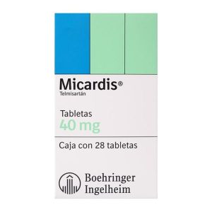Micardis Telmisartan 40 mg 28 Comprimidos