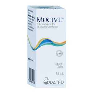 Mucivil Terbinafina 1% Solución Tópica 15 mL