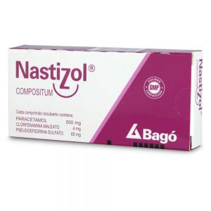 Nastizol Compuesto 60 mg 10 Comprimidos Recubiertos
