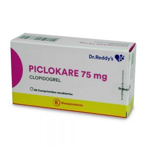 Piclokare Clopidogrel 75 mg 28 Comprimidos Recubiertos