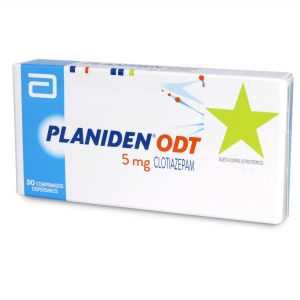 Planiden ODT Clotiazepam 5 mg 30 Comprimidos Dispersables