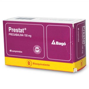 Prestat Pregabalina 150 mg 40 Comprimidos