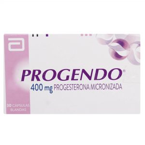 Progendo Progesterona 400 mg 30 Cápsulas Blandas
