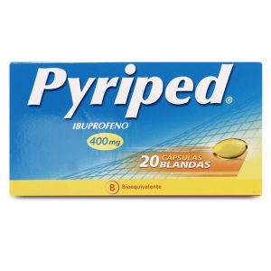 Pyriped Ibuprofeno 400 mg 20 Cápsulas Blandas