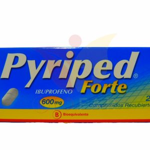 Pyriped Forte Ibuprofeno 600 mg 20 Comprimidos Recubiertos