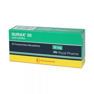 Qurax Quetiapina 25 mg x 30 Comprimidos