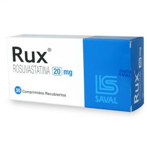 Rux Rosuvastatina 20 mg 30 Comprimidos Recubiertos