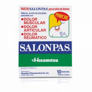 Salonpas Parche Salicilato de Metilo 36 mg Analgésico Tópico 10 unidades