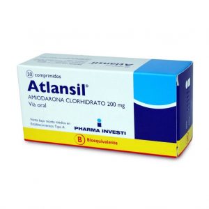 Atlansil Amiodarona 200 mg 50 Comprimidos