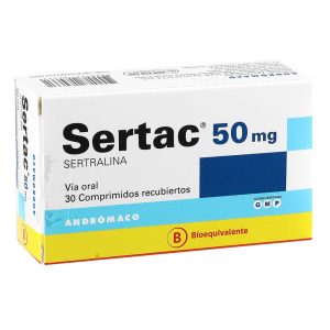 Sertac Sertralina 100 mg 30 Comprimidos