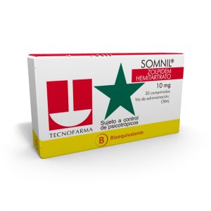 Somnil Zolpidem 10 mg 30 Comprimidos