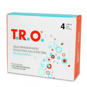 T.R.O. Sales Rehidratantes Cloruro De Sodio 90 mEq x Sobres
