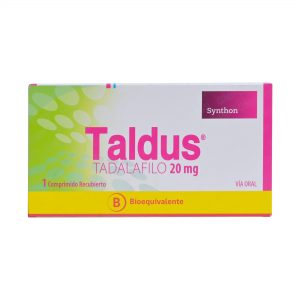 Taldus Tadalafilo 20 mg 1 Comprimido Recubierto