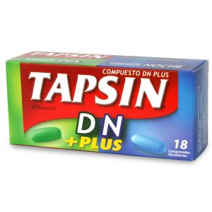 Tapsin Día-Noche Plus Paracetamol 400 mg 18 Comprimidos Recubiertos