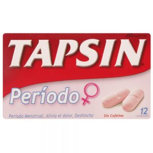 Tapsin Periodo Pamabrom 25 mg 12 Comprimidos