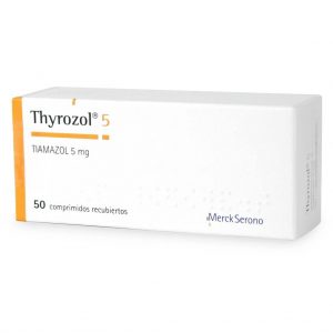 Thyrozol Tiamazol 5 mg 50 Comprimidos Recubierto