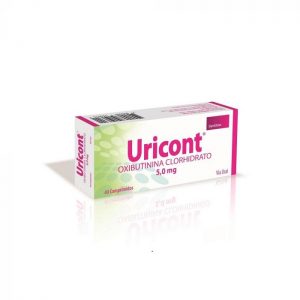 Uricont Oxibutinina Clorhidrato 5 mg 40 Comprimidos