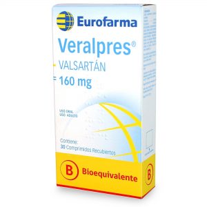 Veralpres Valsartan 160 mg 30 Comprimidos Recubiertos