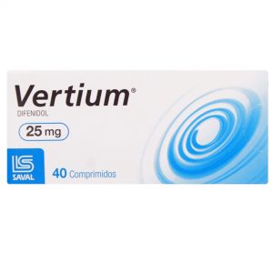 Vertium Difenidol Clorhidrato 25 mg 40 Comprimidos