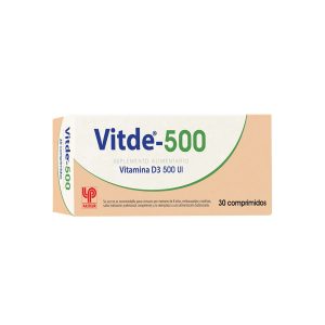 Vitde-500 Vitamina D3 500 UI 30 Comprimidos