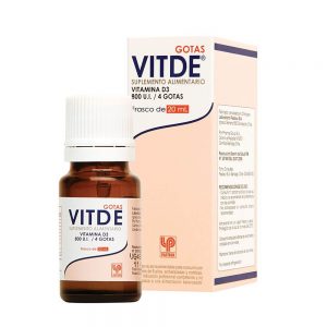 Vitde Gotas Vitamina D3 800 UI/4 gts Gotas 10 mL