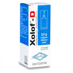 Xolof-D Tobramicina 0,3% Unguento Oftálmico 4 gr
